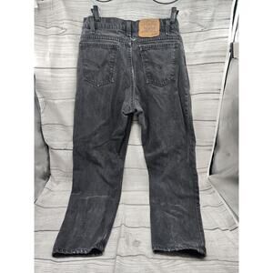 VTG 90s Levi’s 550 Black-Tab Relaxed Taper Jeans Denim 33x30 Red Batwing Grunge